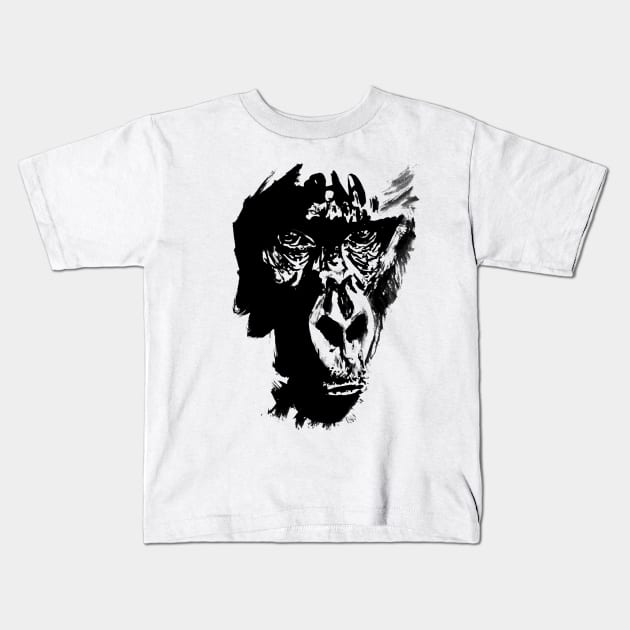 gorilla Kids T-Shirt by pechane